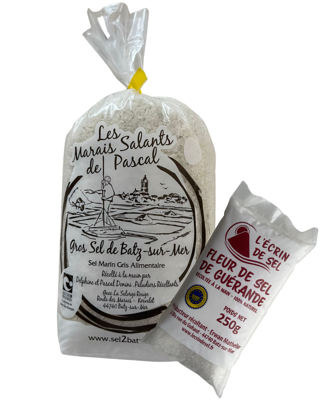 Druskos rinkinys - 1 kg Stambios druskos + 250g Smulkios Stalo Druskos